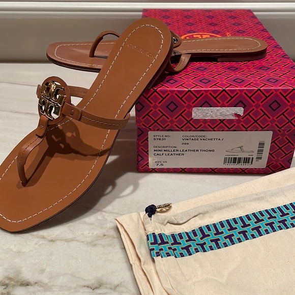Tory Burch Mini Miller Thong Sandal - Picture 4 of 5